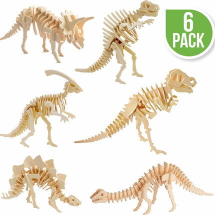 3D Classic Wooden Puzzle Bundle - Dinosaurs
