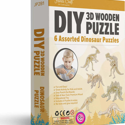3D Classic Wooden Puzzle Bundle - Dinosaurs