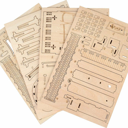 3D Modern Wooden Puzzle - Piano