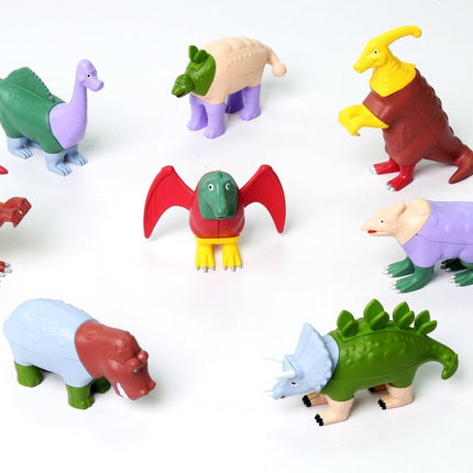 Mini Magnetic Mix or Match Animals Dinosaurs Deluxe