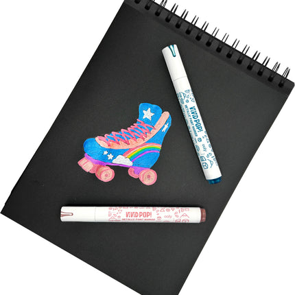 Vivid Pop! Water Based Paint Markers - Metallic - Set of 8