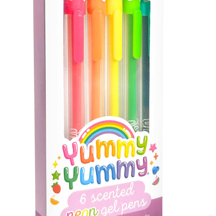Yummy Yummy Scented Gel Pens - Neon - Set of 6