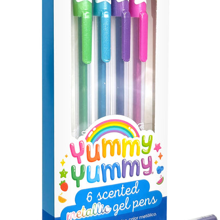 Yummy Yummy Scented Gel Pens - Metallic - Set of 6