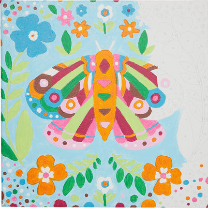 Colorific Canvas Paint By Number Kit - Marvelous Moth