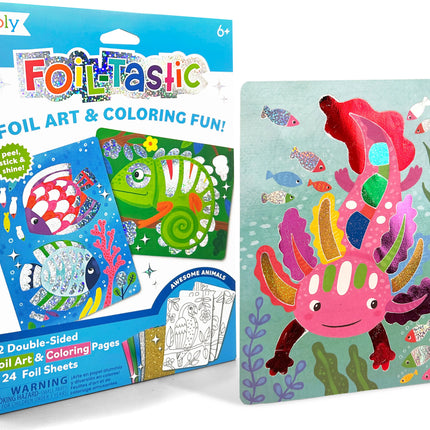 Foil-tastic Foil Art & Coloring Set - Awesome Animals