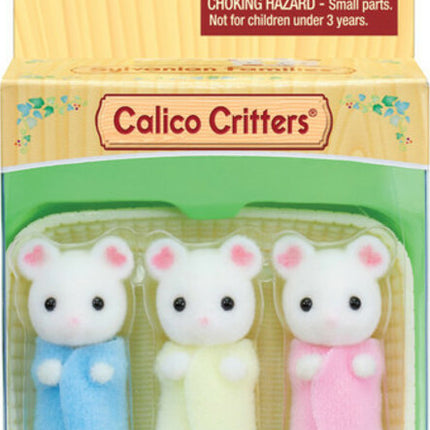 Marshmallow Mouse Triplets