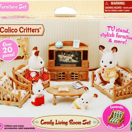 Calico Critters Comfy Living Room Set