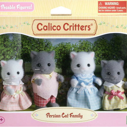 Calico Critters Persian Cat Family
