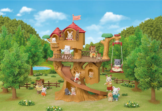 Calico Critters Adventure Treehouse Gift Set