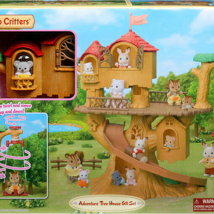 Calico Critters Adventure Treehouse Gift Set