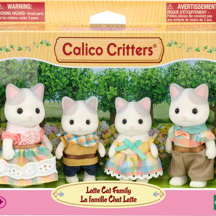 Calico Critters Latte Cat Family