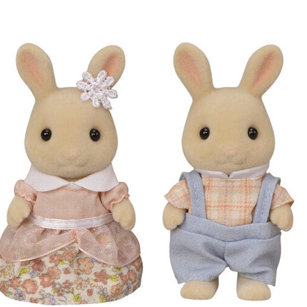 Calico Critters Milk Rabbit Family