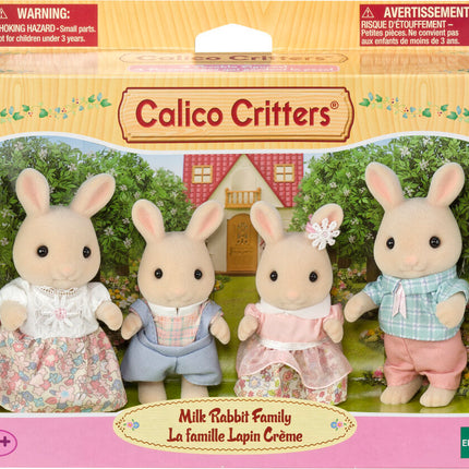 Calico Critters Milk Rabbit Family