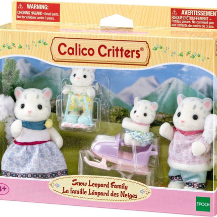 Calico Critters Snow Leopard Family