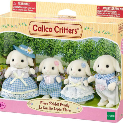 Calico Critters Flora Rabbit Family