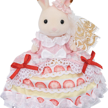 Calico Critters Happy Birthday Freya - Strawberry Cake Dress