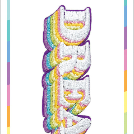 Dream Embroidered Sticker Patch