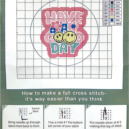 Have A Good Day Cross Stitch Kit