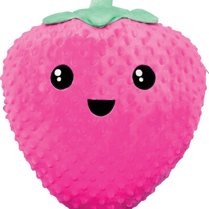 Strawberry Packaging Fleece Plush