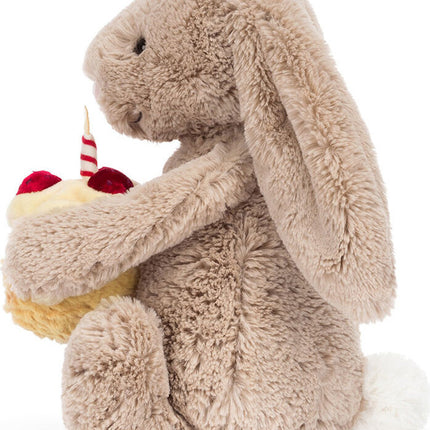 Bashful Beige Bunny Birthday