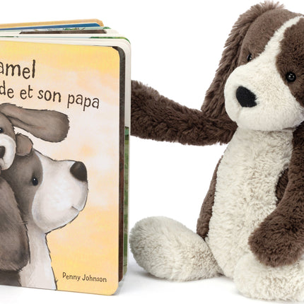 FRENCH BOOK - Caramel Le Toutou Timide Et Son Papa Livre (My Dad and Me)