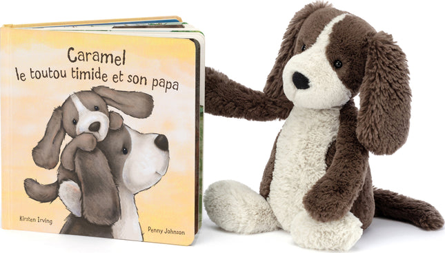 FRENCH BOOK - Caramel Le Toutou Timide Et Son Papa Livre (My Dad and Me)