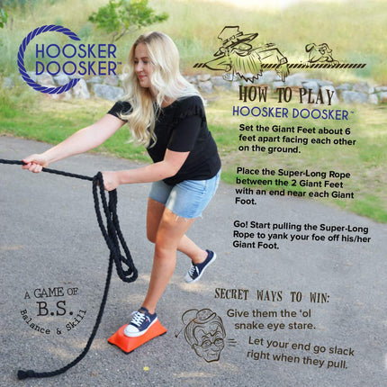 Hoosker Doosker Tug of War - The Game of B.S. - Balance and Skill