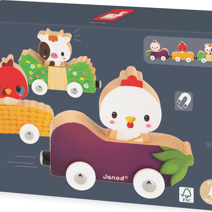 Farm Magnetic Animal Cars
