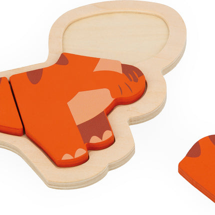 Dino - 4 Progressive Puzzles Dino
