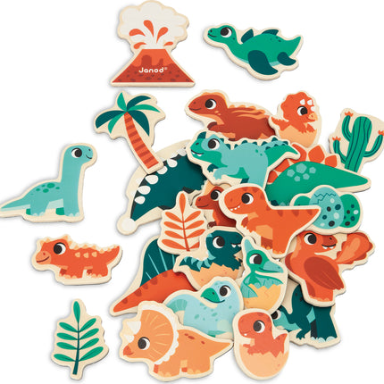 Dino - Dino Magnets - 24 Pieces