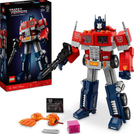 LEGO® Icons Optimus Prime Transformers Set