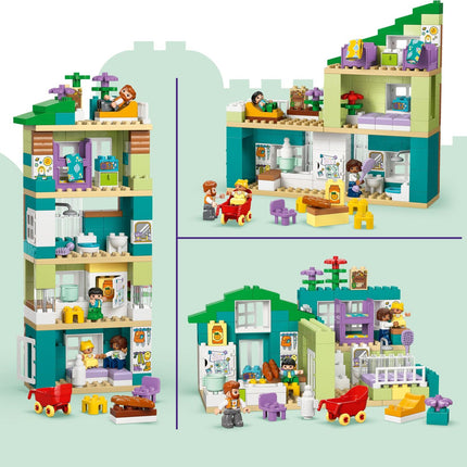 LEGO DUPLO Town: 3 in 1 Modern Family House with Figures