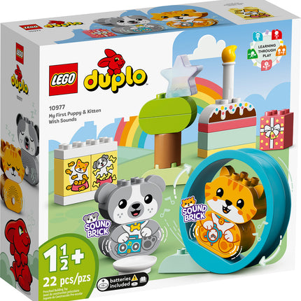 LEGO® DUPLO® My First Puppy & Kitten With Sounds
