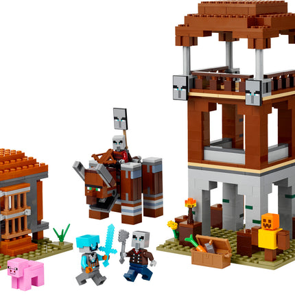 LEGO Minecraft: The Pillager Outpost and Ravager