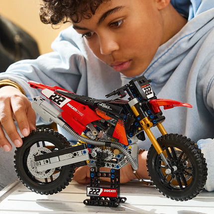 LEGO® Technic™ Ducati Desmo450 MX Factory Motorcycle