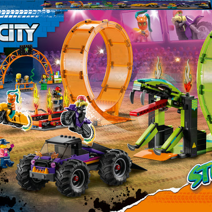 LEGO® City Stuntz Double Loop Stunt Arena Set