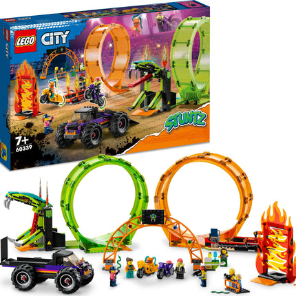 LEGO® City Stuntz Double Loop Stunt Arena Set