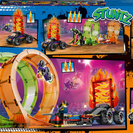 LEGO® City Stuntz Double Loop Stunt Arena Set