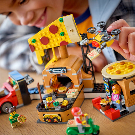 LEGO® City Pizza Delivery Experience with Vehicles