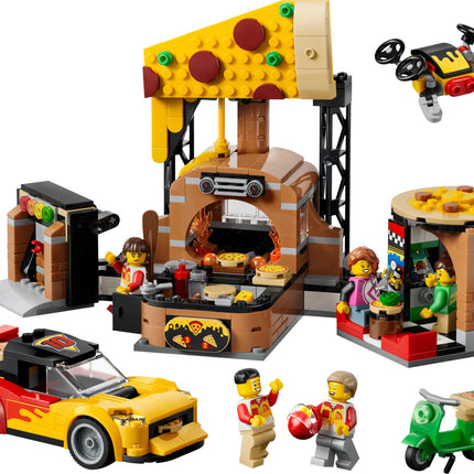 LEGO® City Pizza Delivery Experience with Vehicles