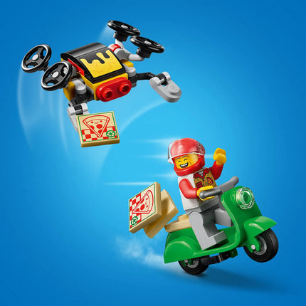LEGO® City Pizza Delivery Experience with Vehicles