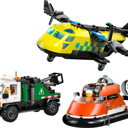 LEGO City Great Vehicles: Airplane, Service Truck & Hovercraft Remix