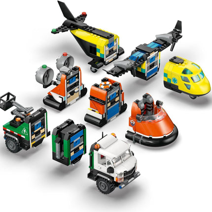 LEGO City Great Vehicles: Airplane, Service Truck & Hovercraft Remix