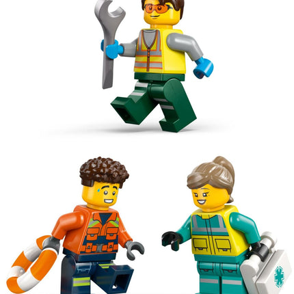 LEGO City Great Vehicles: Airplane, Service Truck & Hovercraft Remix