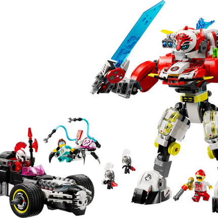 LEGO DREAMZzz: Cooper's Tiger Mech & Zero's Hot Rod Car