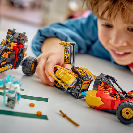 LEGO® NINJAGO® Kai and Cole’s Combiner Vehicles