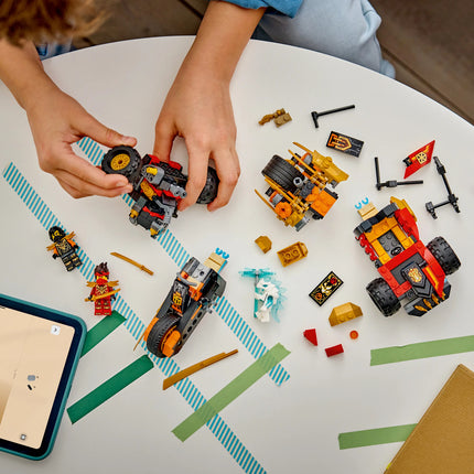 LEGO® NINJAGO® Kai and Cole’s Combiner Vehicles
