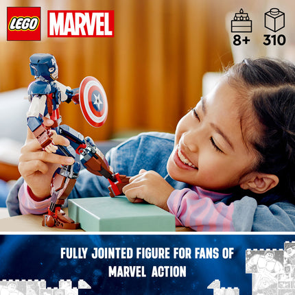 LEGO® Marvel Super Heroes Marvel Captain America Construction Figure