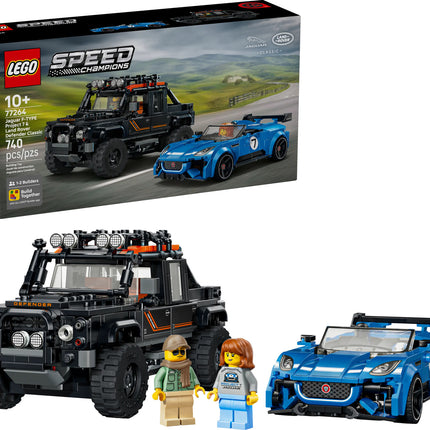 LEGO® Speed Champions Jaguar Project 7 & Land Rover Defender