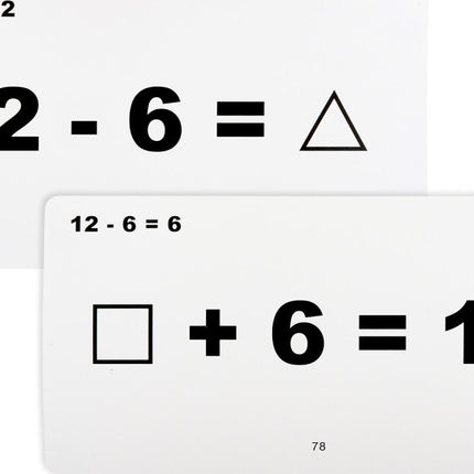 Unknown Quantities Flash Cards - Add & Sub